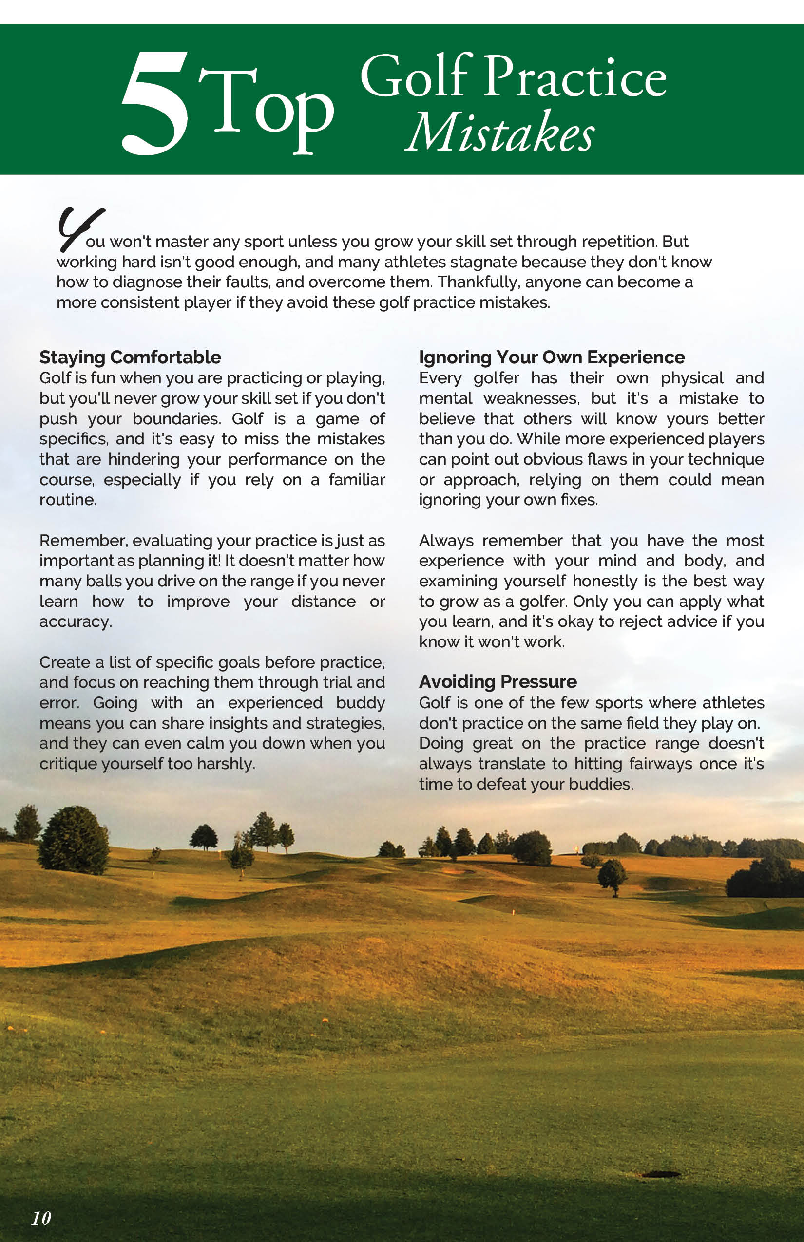 golf practic