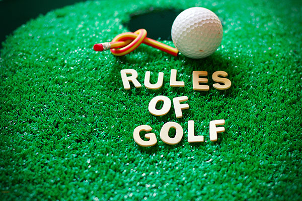 Some Strange Golf Rules